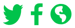 link to social media and email